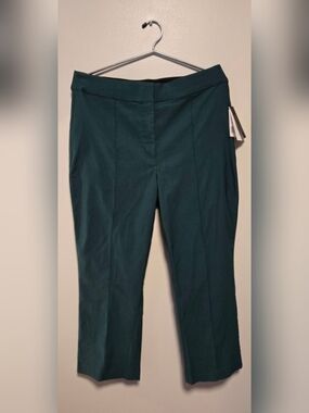 Violets & Roses Size 16 Women's Dark Teal Cropped Dress Capris